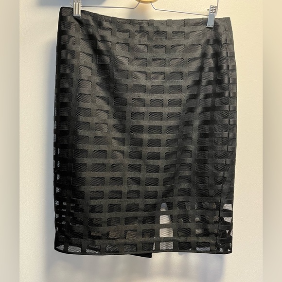 RW&Co Mesh Overlay Skirt - Picture 1 of 3